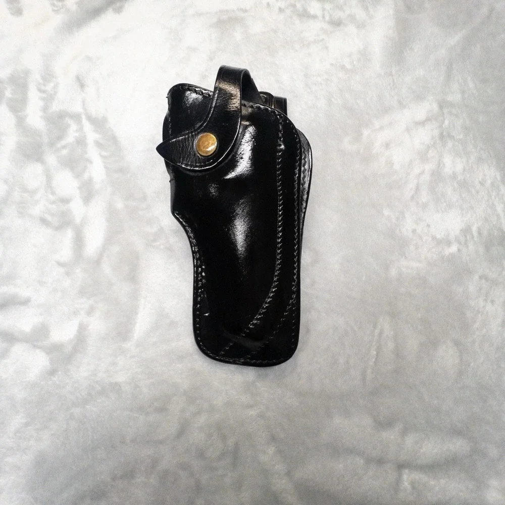 Vtg Safety Speed Break Front Leather Holster RH 4